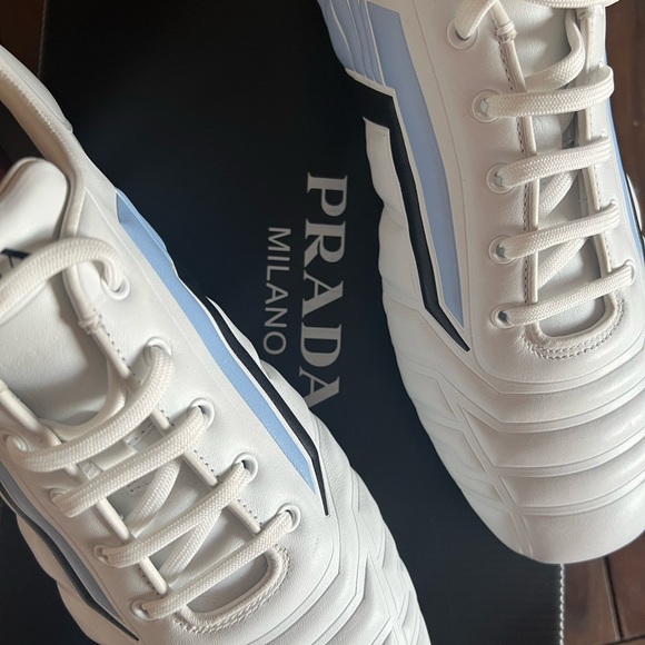PRADA CALZATURE UOMO in US size 9 bought from Holt Renfrew for $1,250
Brand new! - Picture 6 of 7